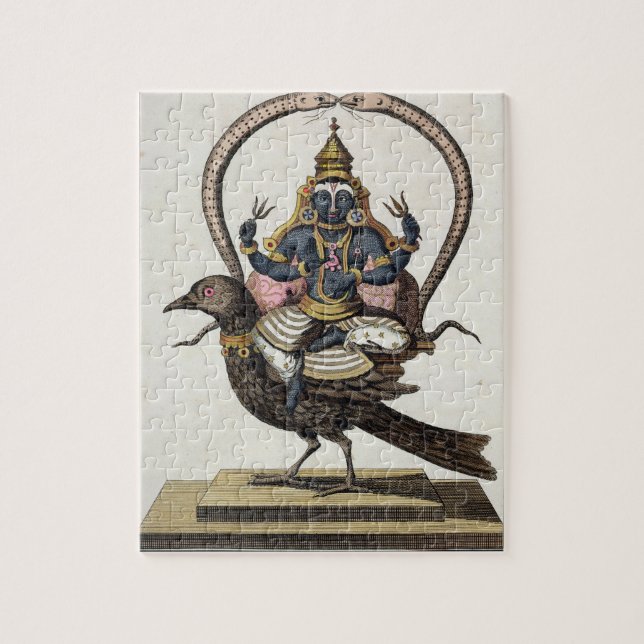 Sani, from 'Voyage aux Indes et a la Chine' by Pie Jigsaw Puzzle (Vertical)