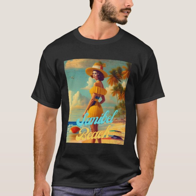 Sanibel Beach Florida Parasdise Beautiful T-Shirt (Front)