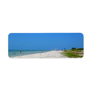 Sanibel Beach Return Address Labels