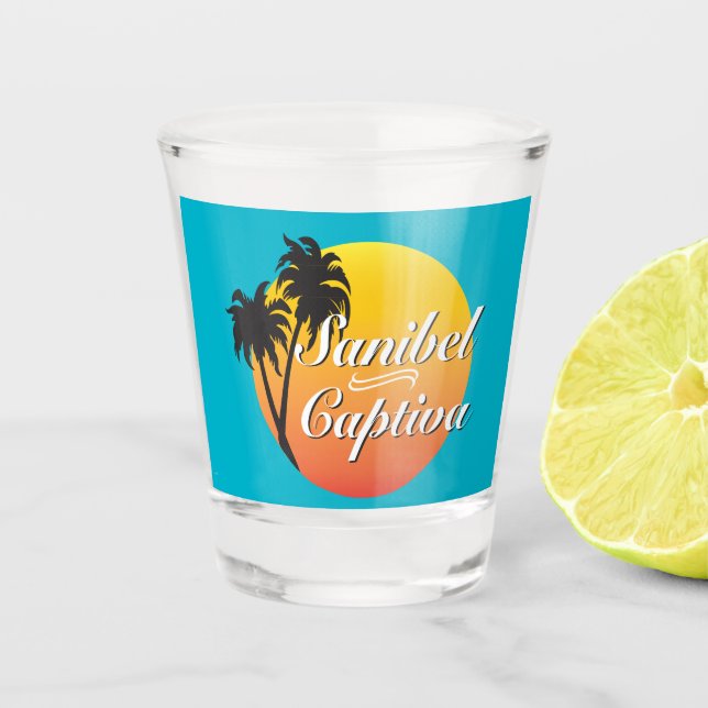 Sanibel Captiva Islands Florida Shot Glass (Front)