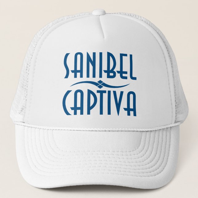 Sanibel Captiva Islands Florida Trucker Hat (Front)