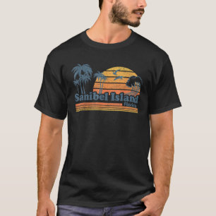 Sanibel Island Beach Florida Vintage Spring Break T-Shirt
