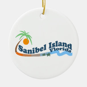 Sanibel Island. Ceramic Tree Decoration