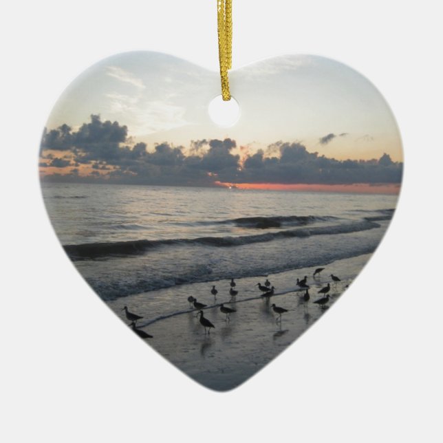 Sanibel Island, FL Ceramic Tree Decoration (Front)