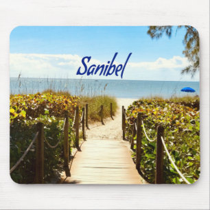Sanibel Island Florida Beach Ocean Mouse Mat