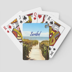 Sanibel Island Florida Beach Ocean Playing Cards