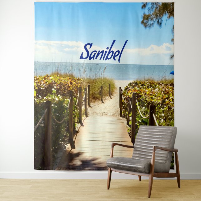 Sanibel Island Florida Beach Ocean Tapestry (In Situ)