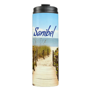 Sanibel Island Florida Beach Ocean Thermal Tumbler