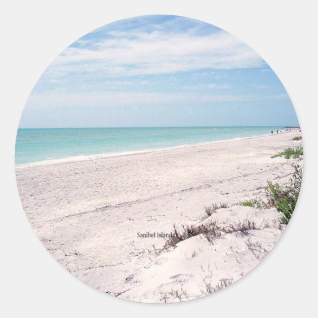 Sanibel Island, Florida Classic Round Sticker (Front)