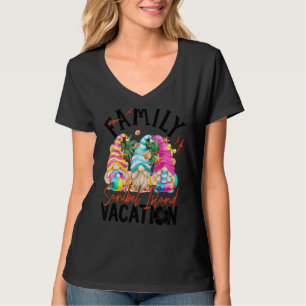 Sanibel Island Florida Gnome Matching Summer Vacat T-Shirt