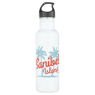 Sanibel Island Florida Gulf Coast Souvenir 710 Ml Water Bottle