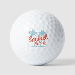 Sanibel Island Florida Gulf Coast Souvenir Golf Balls