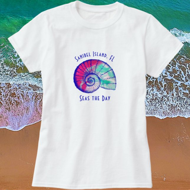 Sanibel Island Florida Pretty Seashell T-Shirt (Creator Uploaded)