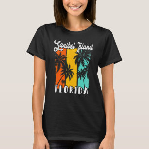 Sanibel Island Palm Trees Beach Florida Vacation F T-Shirt