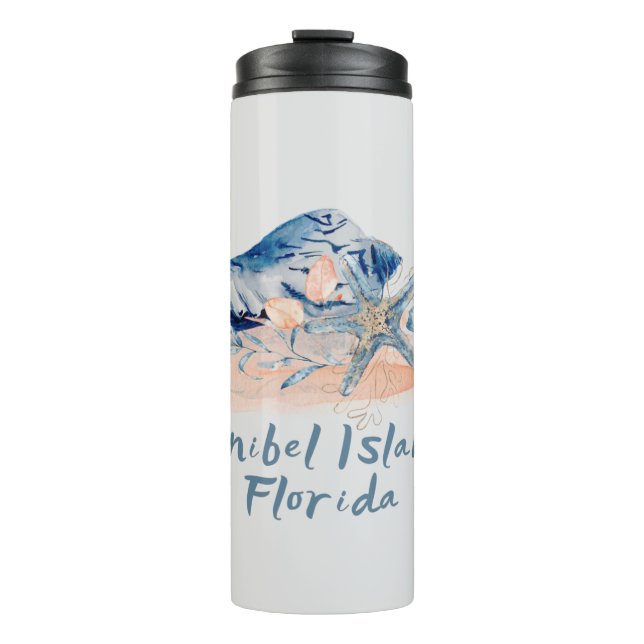 Sanibel Island Seashells  Thermal Tumbler (Front)
