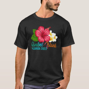 Sanibel Island Vacation Florida Tropical Hibiscus  T-Shirt