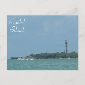 Sanibel Lighthouse Beach postcard