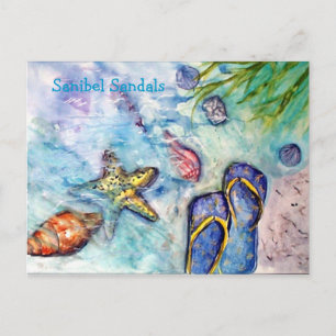 Sanibel Sandals Postcard