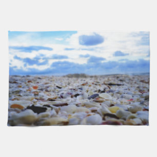 Sanibel Shells Tea Towel