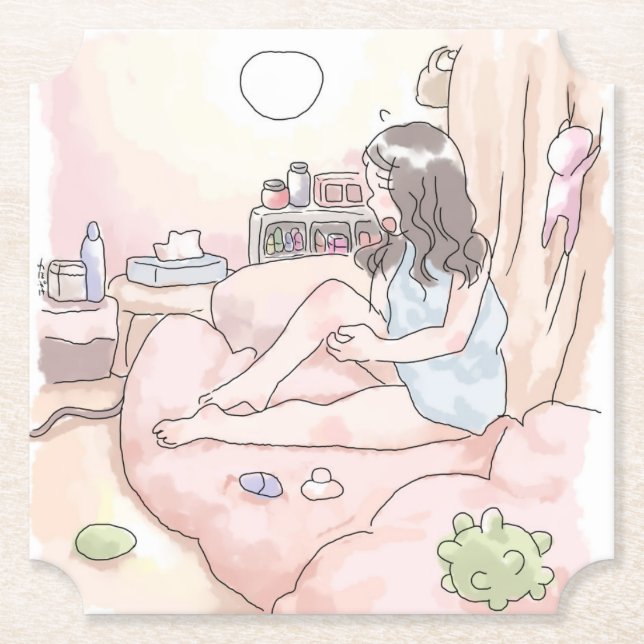 Sanile Nij Relax Paper Coaster (Front)