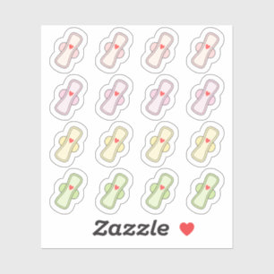 Sanitary Napkin Pad Period Cycle Tracker Planner 