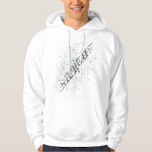 Sanitas - (White) Shattered Stars Hoodie