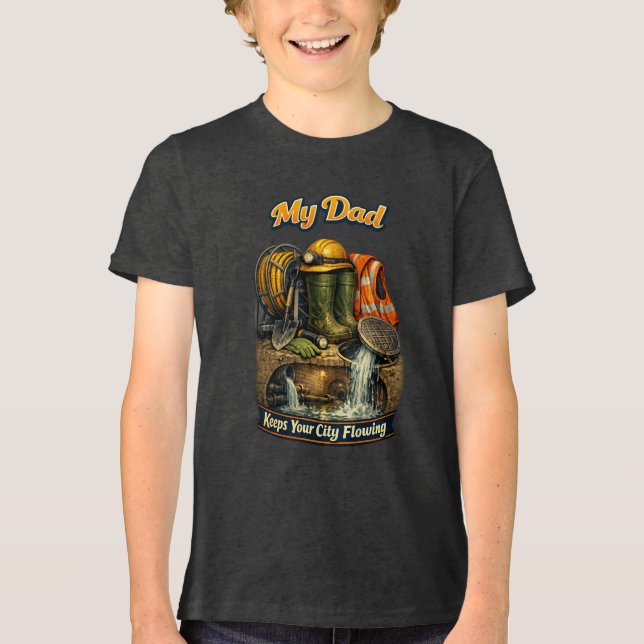 Sanitation Engineer Tri-Blend Shirt (Front)