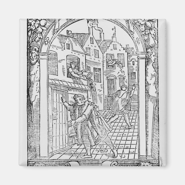 Sanitation in the Middle Ages Magnet (Front)