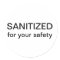 Sanitised for your safety