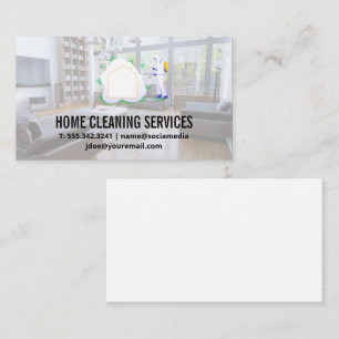 Sanitising Spray   Home Logo   House Interior Business Card