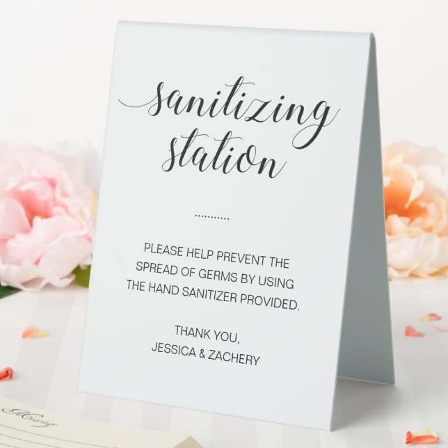Sanitising Station Hand Sanitizer Wedding (In SItu (Wedding))