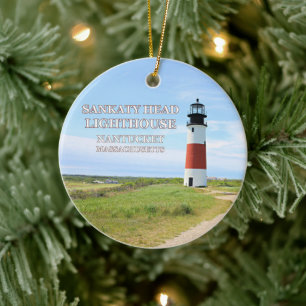 Sankaty Head Lighthouse, Nantucket MA Ornament