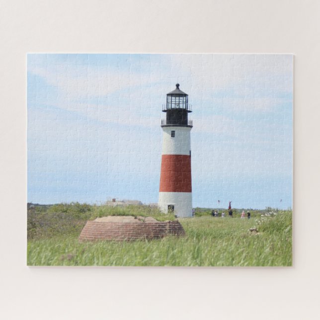 Sankaty Head Lighthouse, Nantucket MA Puzzle (Horizontal)