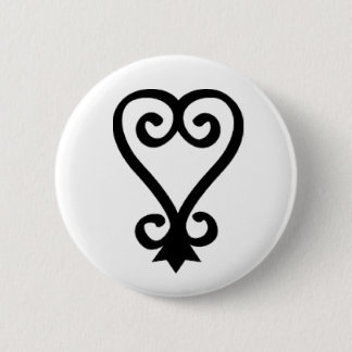 SANKOFA 6 CM ROUND BADGE
