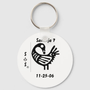sankofa 7 keychain