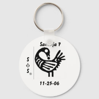 sankofa 7 keychain