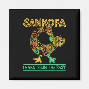 Sankofa African Bird Black History Month Juneteent Magnet