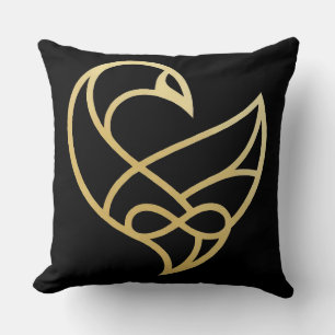 Sankofa Ascension Sankofa Bird Throw Pillow