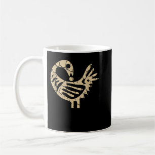 Sankofa Bird Flower Afrocentric Adinkra Symbol Coffee Mug