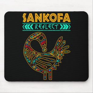 Sankofa Black History Afro African Pride Men Women Mouse Mat