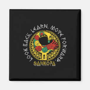 Sankofa Black History Month Adinkra Ghana Magnet