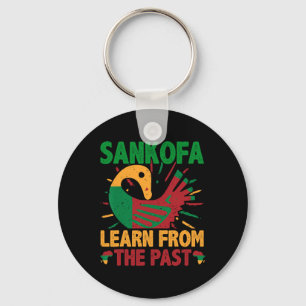 Sankofa Symbol And Adinkra Ghana For Black History Key Ring