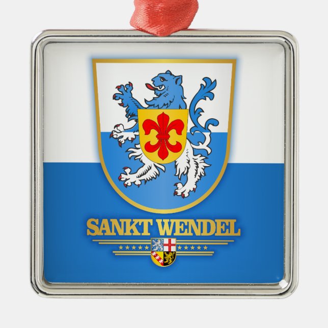 Sankt Wendel Kreis COA Shirts Metal Tree Decoration (Front)