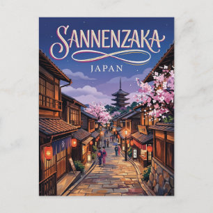 Sannenzaka Slope Japan Postcard