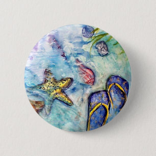 SANNIBELSANDLES 6 CM ROUND BADGE