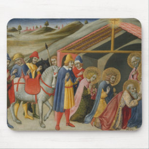 Sano di Pietro - The Adoration of the Magi Mouse Mat