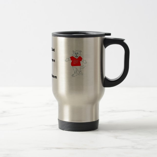Sano The Cat Travel Mug (Right)