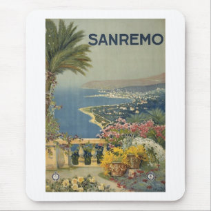 Sanremo poster 1920 mouse mat