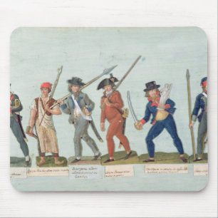 Sans Culotte Lighting his Pipe Mouse Mat