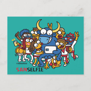 Sanselfie Postcard